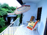 Sitzgelegenheit auf dem Balkon